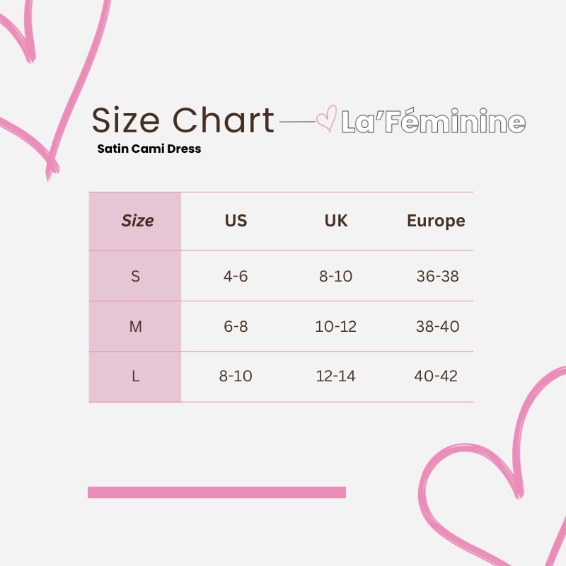 La'Féminine Satin Cami Dress