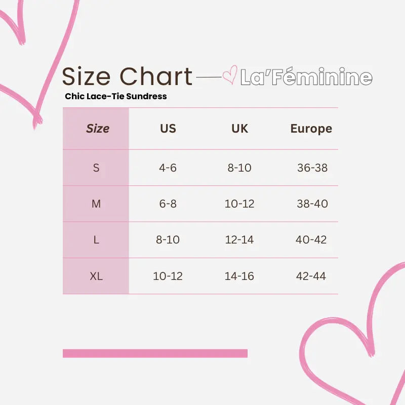 Viral Chic Lace Tie Sundress